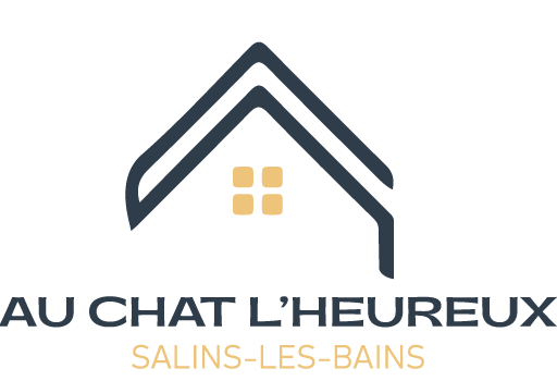 Logo chalet "Au chat l'heureux"